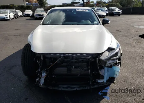 2022 Infiniti Q60 Red Sport 400 from USA, damaged, VIN JN1FV7LK4NM660207